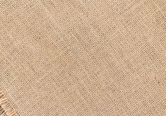 Burlap sack background and texture
