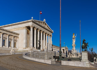 Parliament in Vienna Austria
