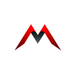 Letter M Logo template design