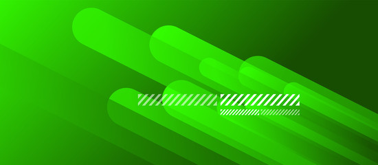 Flowing neon gradients geometric abstract background with straight lines and round tails. Fluid color pattern of color liquid gradient background for wallpaper, banner, background, card, landing page