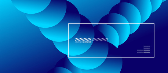 Simple abstract background with neon color circles. Memphis Style Geometric Pattern. Vector Illustration For Wallpaper, Banner, Background, Card, Book Illustration, landing page