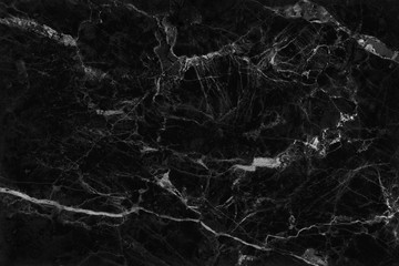 top view of black grey marble texture background, natural tile stone floor with seamless glitter...