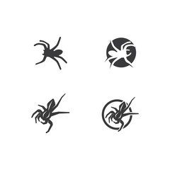 spider ilustration logo vector