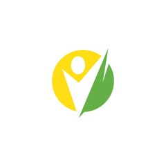 Healthy Life people Logo