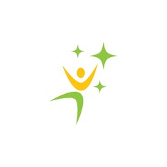 Healthy Life people Logo