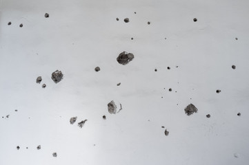 Bullet holes in Beirut Lebanon