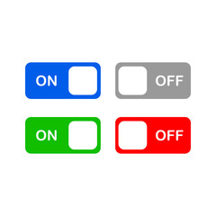On Off Power Button Symbol Icon Vector Design Illustration EPS 10