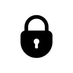 Padlock Security Symbol Icon Vector Design Illustration EPS 10