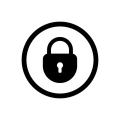 Padlock Security Symbol Icon Vector Design Illustration EPS 10