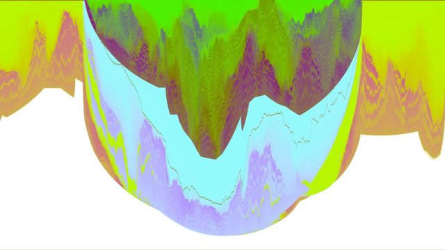 Artistic digital bug screen , loop