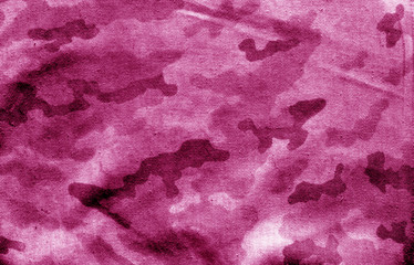 Dirty camouflage cloth with blur effect in pink tone.