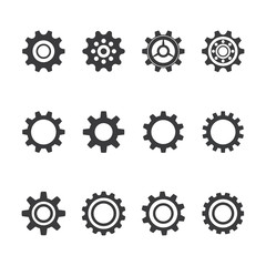 Gear Logo Template vector icon illustration