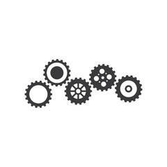 Gear Logo Template vector icon illustration