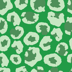 Naklejka premium Modern Fabric Texture, Wild Fur Repeat Pattern. Leopard Print Seamless Vector Design. 