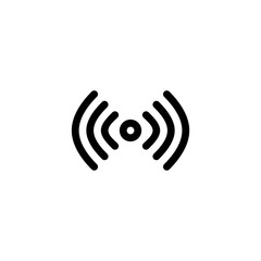 Wireless icon. Internet signla symbol. Logo design element