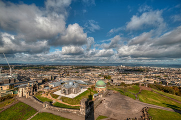 Fototapeta na wymiar view of the city of Edinburgh - Scotland - United Kingdom.