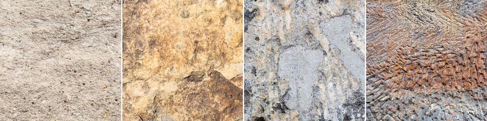 collection of 4 stone texture backgrounds