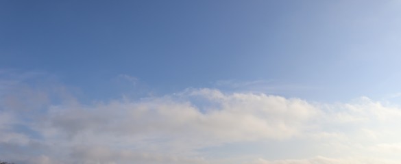 blue sky with white clouds