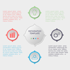 Business infographic template.