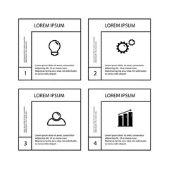 Business infographic template.