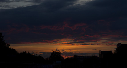 Northern scarlet sunset