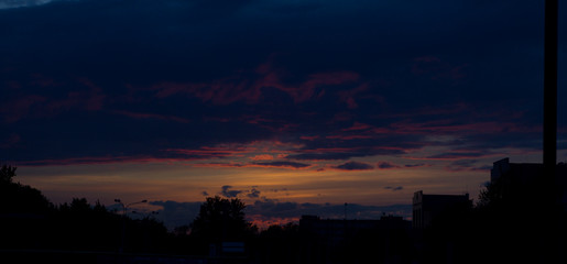 Northern scarlet sunset