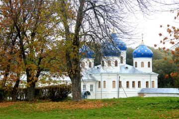 ancient temple in Veliky Novgorod
