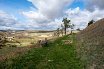 Roads around the town of Medinaceli, Soria