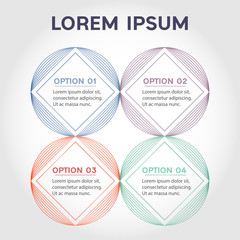 Business infographic template.