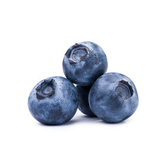 Obraz premium Blueberries isolated on white background