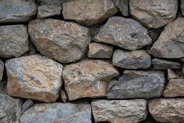 Stone texture and background. Abstract background made with stones.