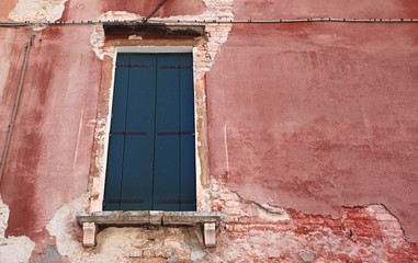 Window with Green Shutters,  Venice - Italy