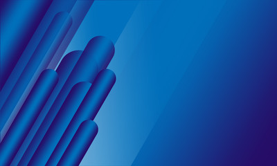 Abstract geometric blue background, technology or industry concept.