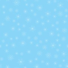 Seamless christmas snow flake pattern. Trendy vector wallpaper. Christmas backdrop. Modern abstract pattern with snowflakes for print design. Seasonal nature background. Modern vector illustration.