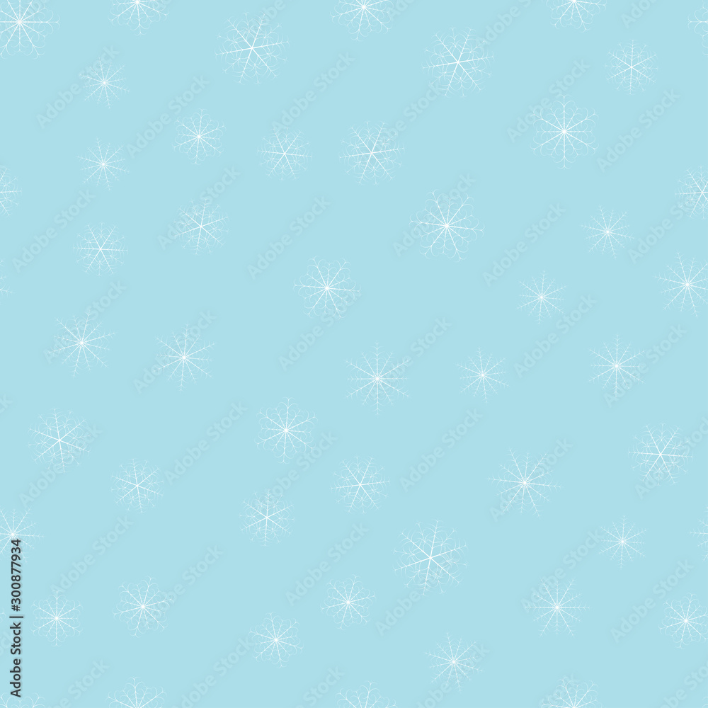 Poster seamless christmas snow flake pattern. trendy vector wallpaper. christmas backdrop. modern abstract 