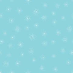 Seamless christmas snow flake pattern. Trendy vector wallpaper. Christmas backdrop. Modern abstract pattern with snowflakes for print design. Seasonal nature background. Modern vector illustration.