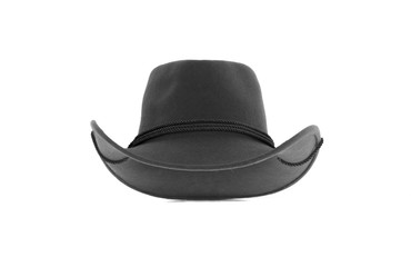 classic mafia hat isolated on white