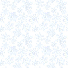 Seamless pattern on a winter theme, snowflakes, vector background