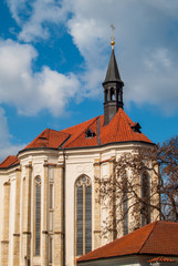 Fototapeta premium Buildings and architecture of Strahov Monastery. Prague, Czech Republic.