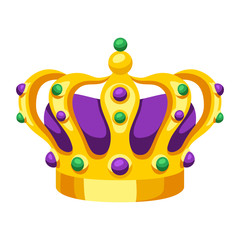 Mardi Gras carnival crown. © incomible