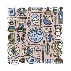 Spa salon background for your design
