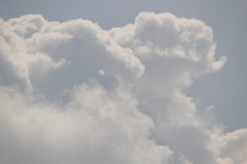 blue sky with white clouds