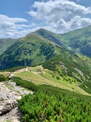 Obraz premium beautiful mountain landscapes climbing trekking walk tourism Zakopane Poland Slovakia Tatry