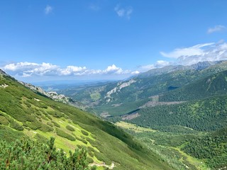Fototapeta premium beautiful mountain landscapes climbing trekking walk tourism Zakopane Poland Slovakia Tatry