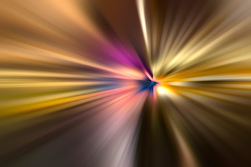 Fondo abstracto multicolor efecto zoom y velocidad