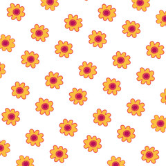 beautiful flowers garden decoration pattern