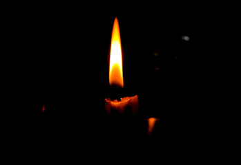 candle in the dark