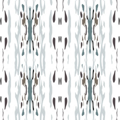 Batik, Hand Drawn. Paint Texture Ornament. 