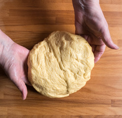 Freshly prepared dough