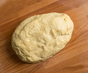Freshly prepared dough